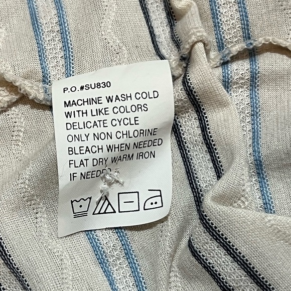 Ping Collection Golf Polo Tan/Beige Blue Black Stripes Sz L - Picture 11 of 11